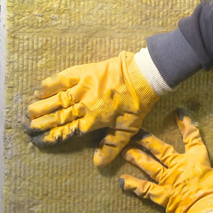 Stone Wool Thermal Insulation Board Application Step 2