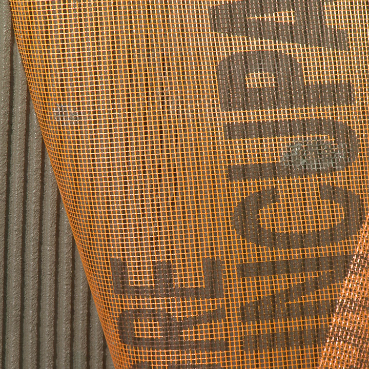 Thermal Insulation Reinforcement Mesh Application Step 1